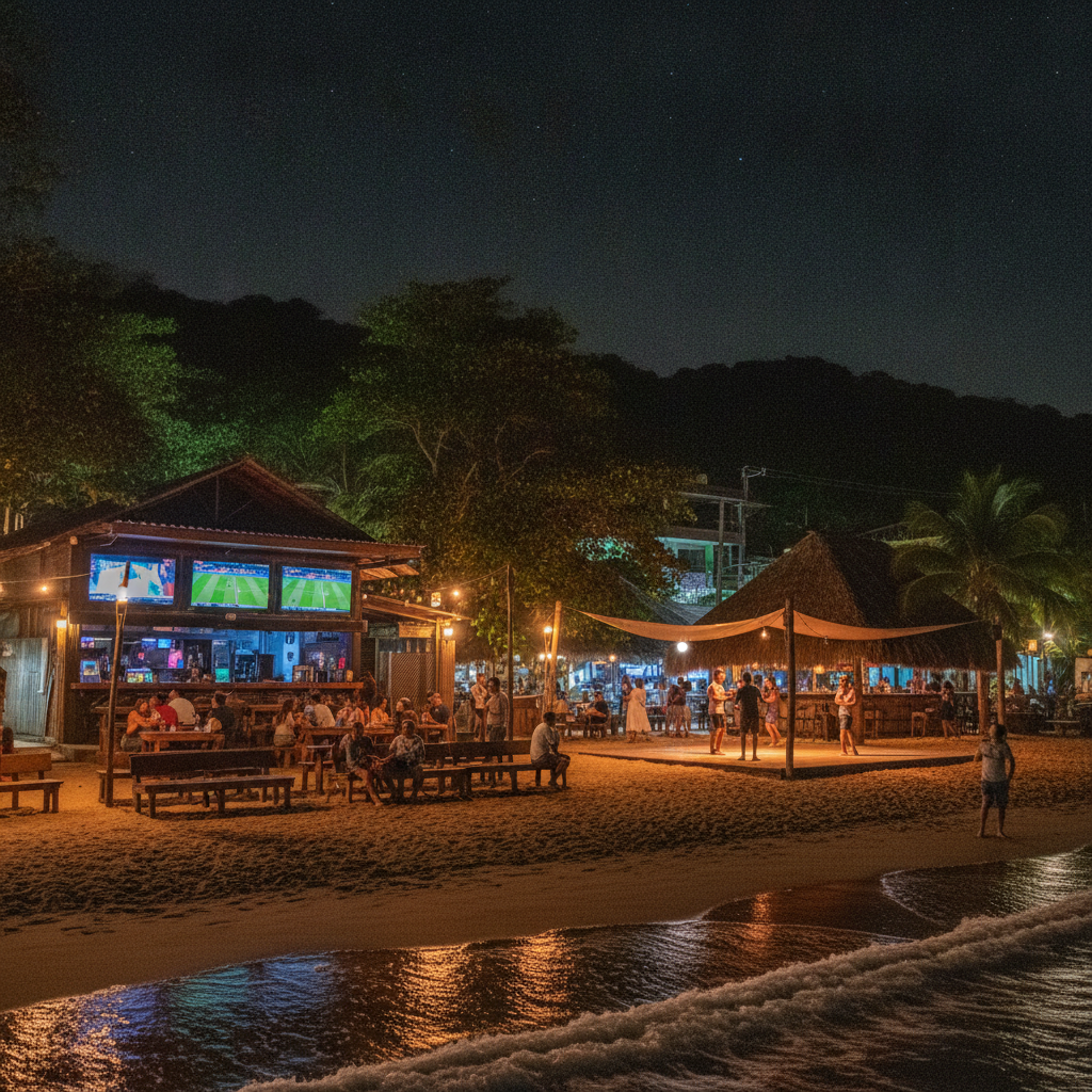 Nightlife community in Tamarindo