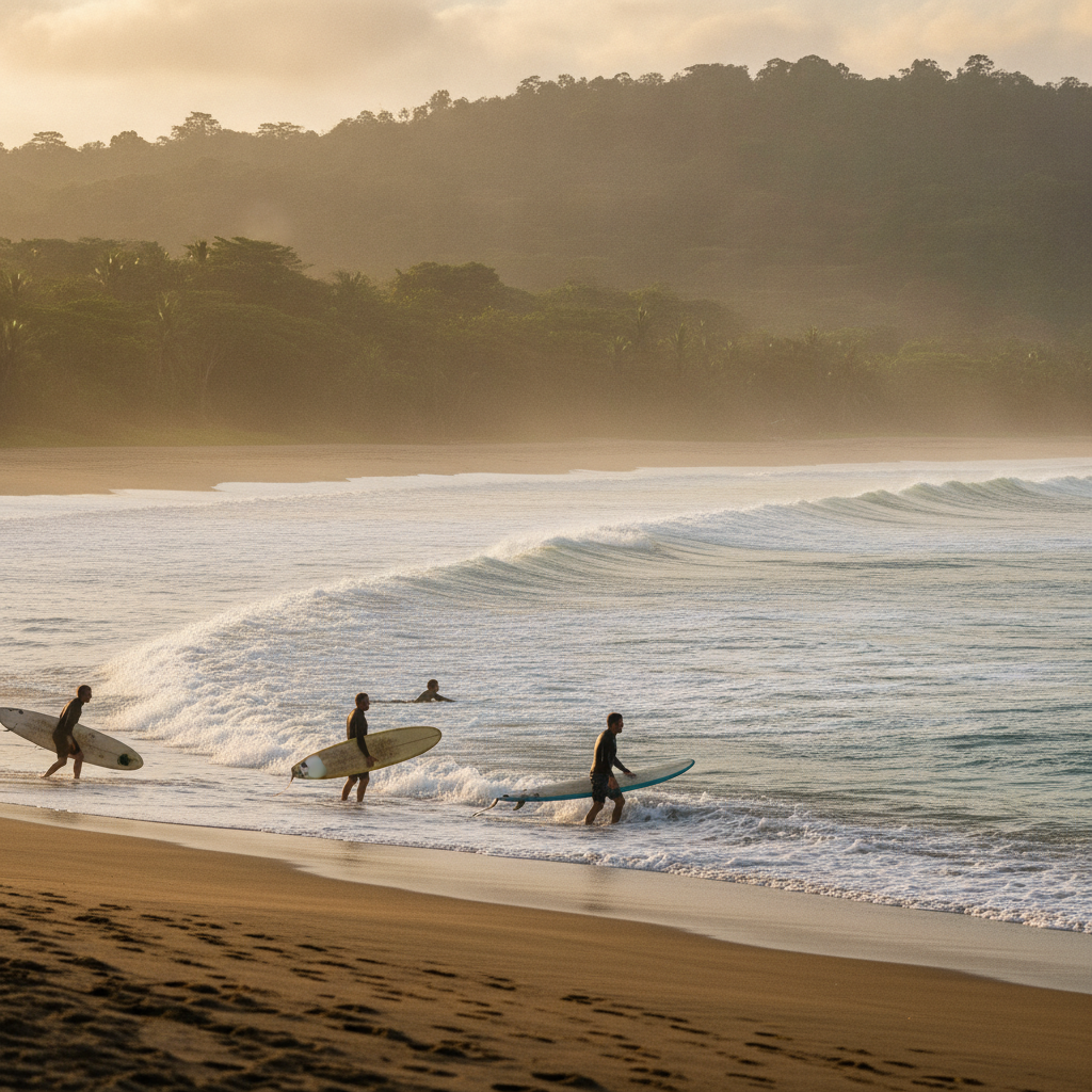 Surf community in Tamarindo