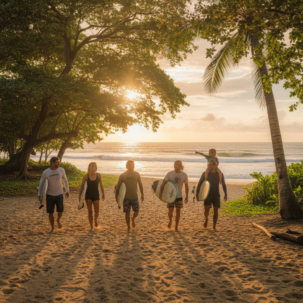 Advanced Surfers community in Tamarindo